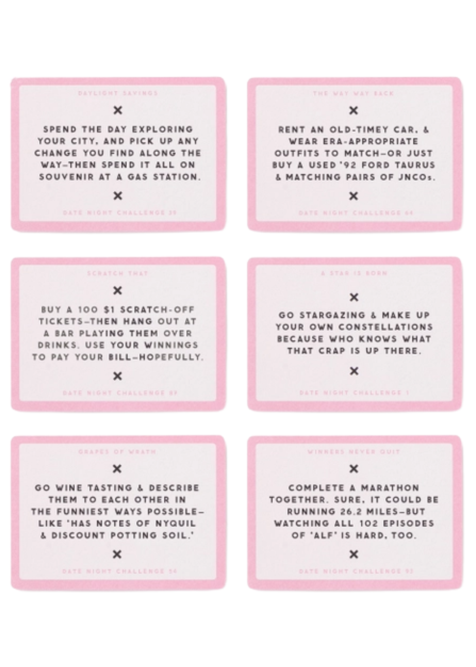 Chronicle Books Date Night Challenges