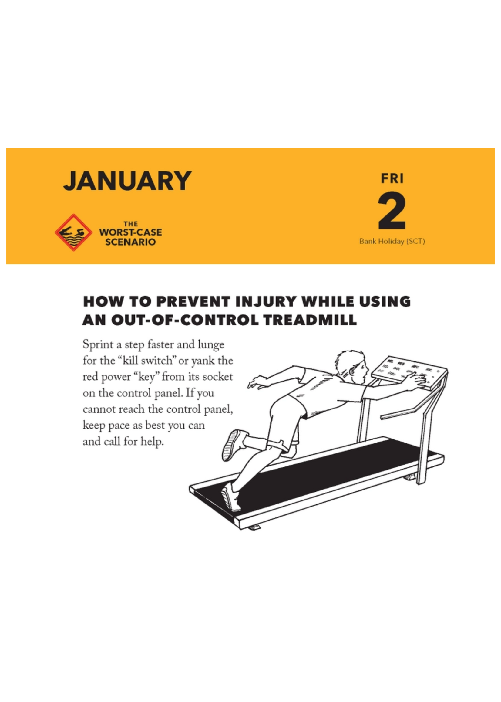 Chronicle Books Worst Case Scenario 2026 Daily Calendar