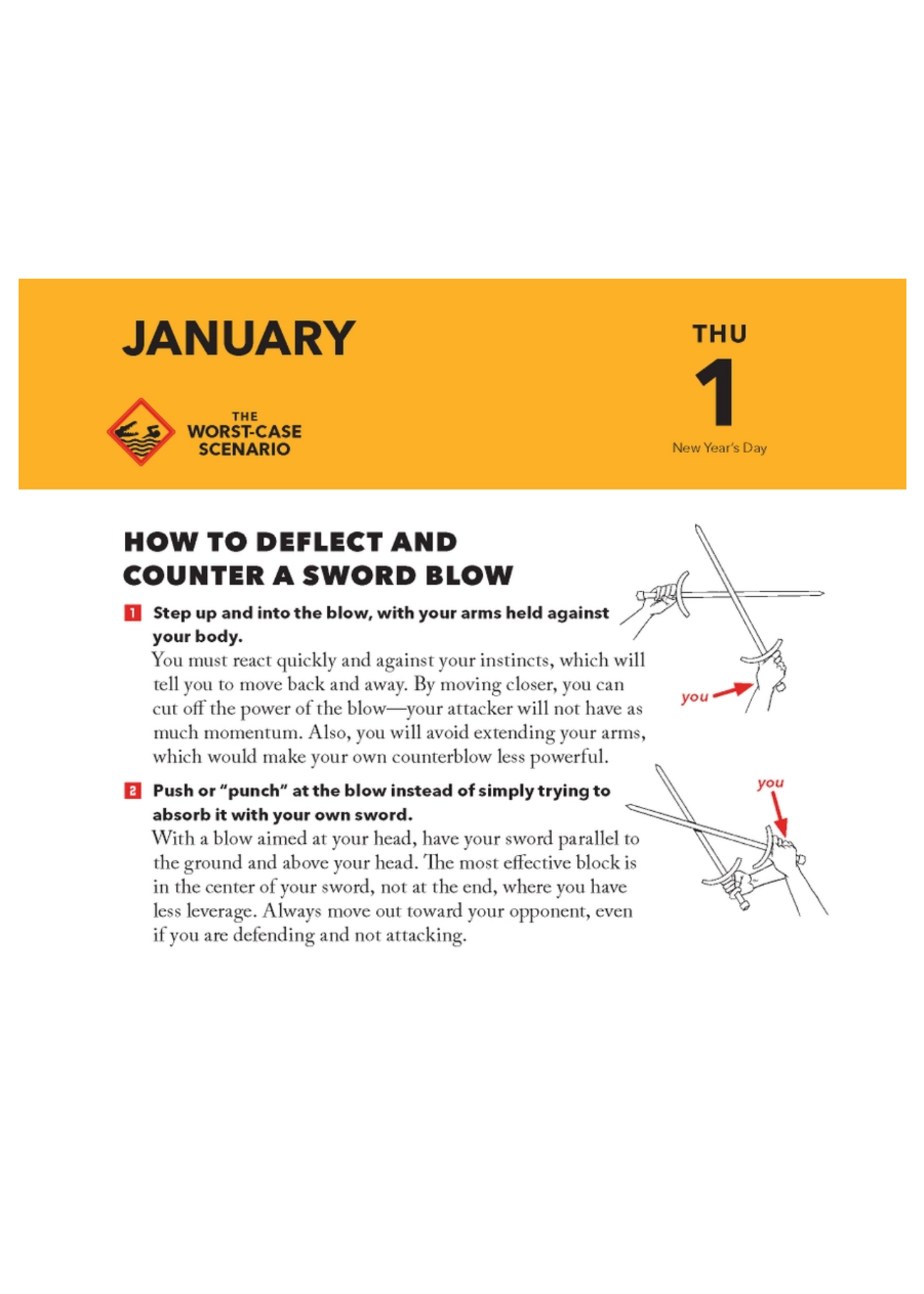Chronicle Books Worst Case Scenario 2026 Daily Calendar
