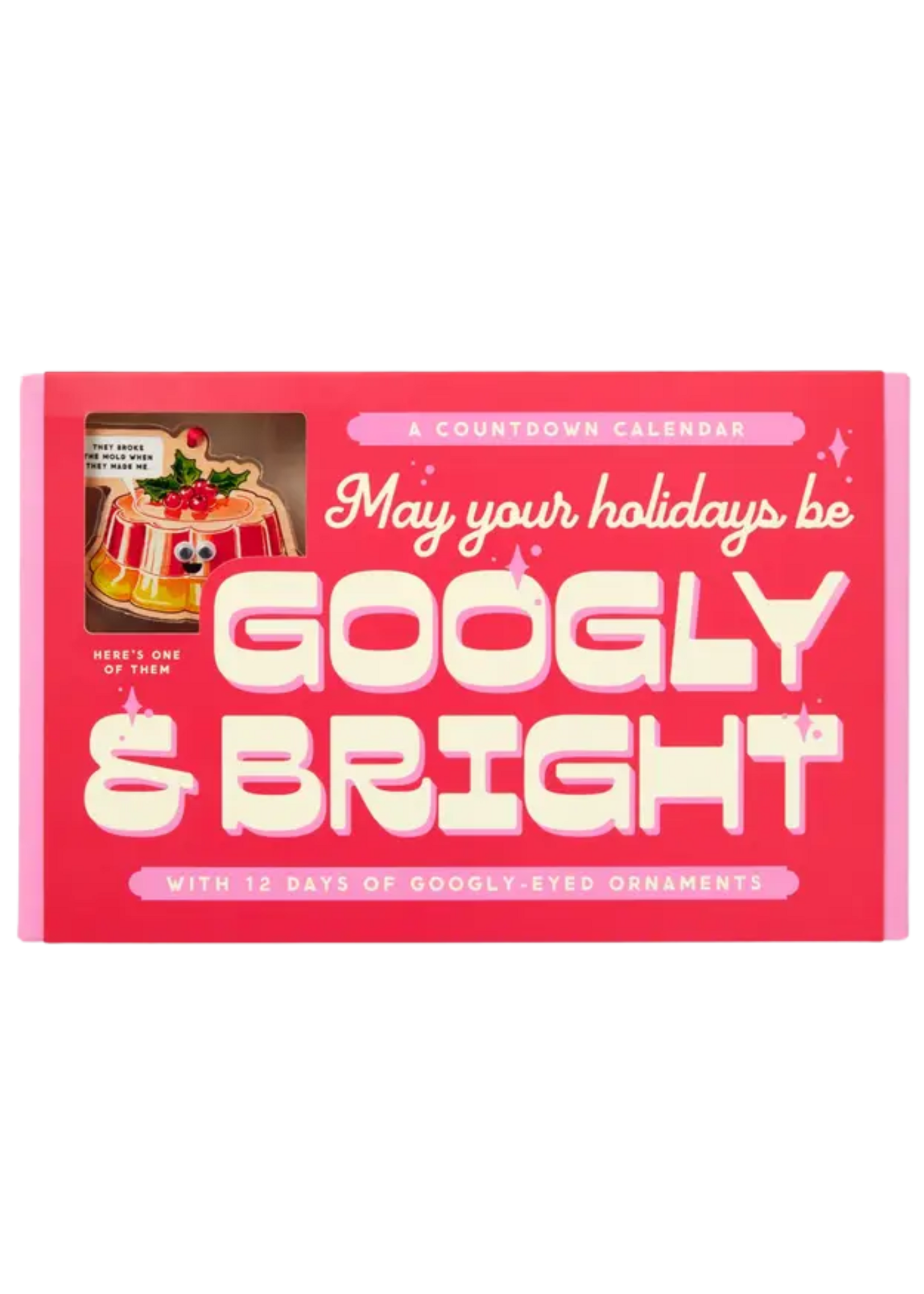 Chronicle Books Googly And Bright Ornaments Advent Calendar