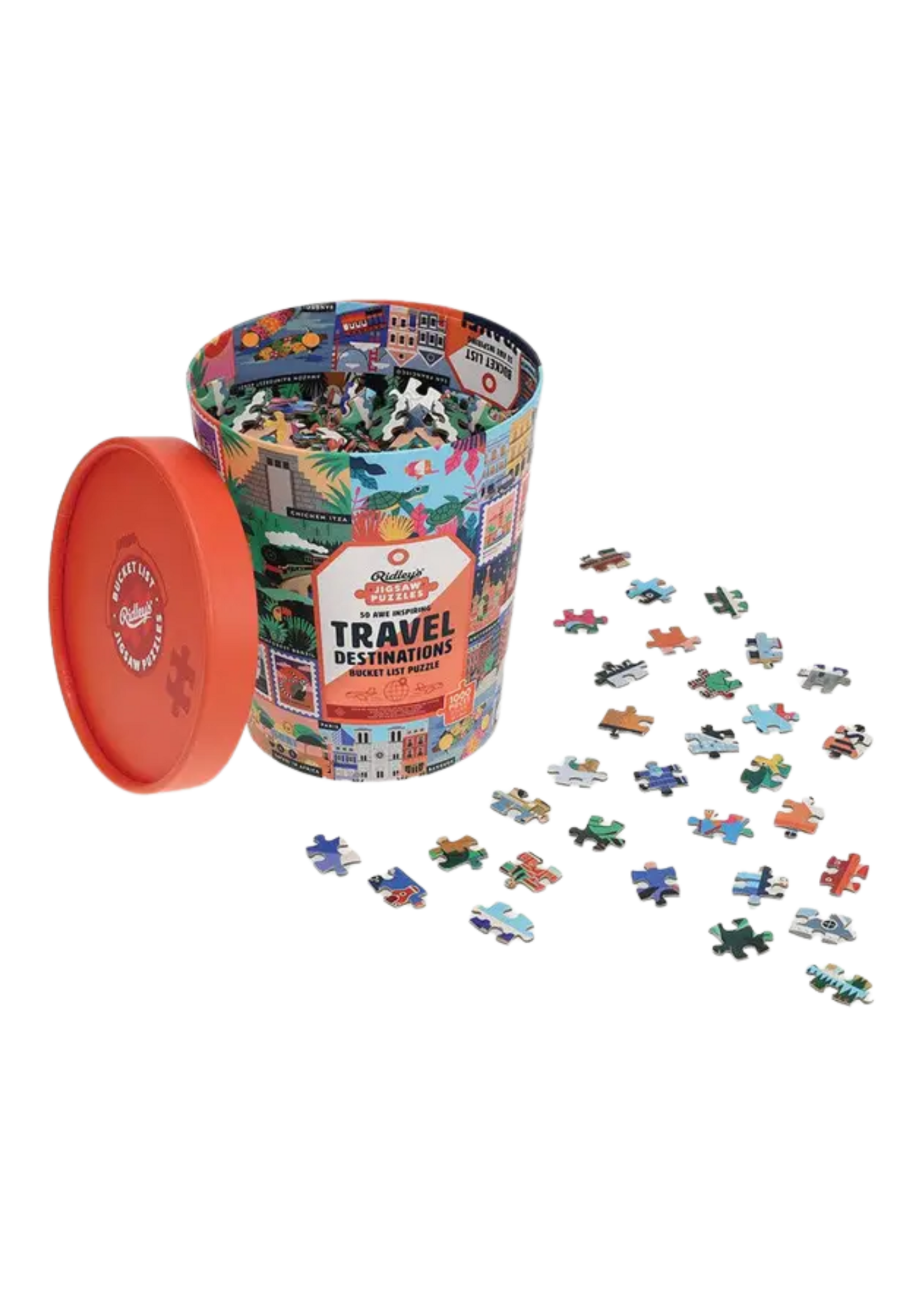 Chronicle Books Travel Destinations 1000 Piece Puzzle