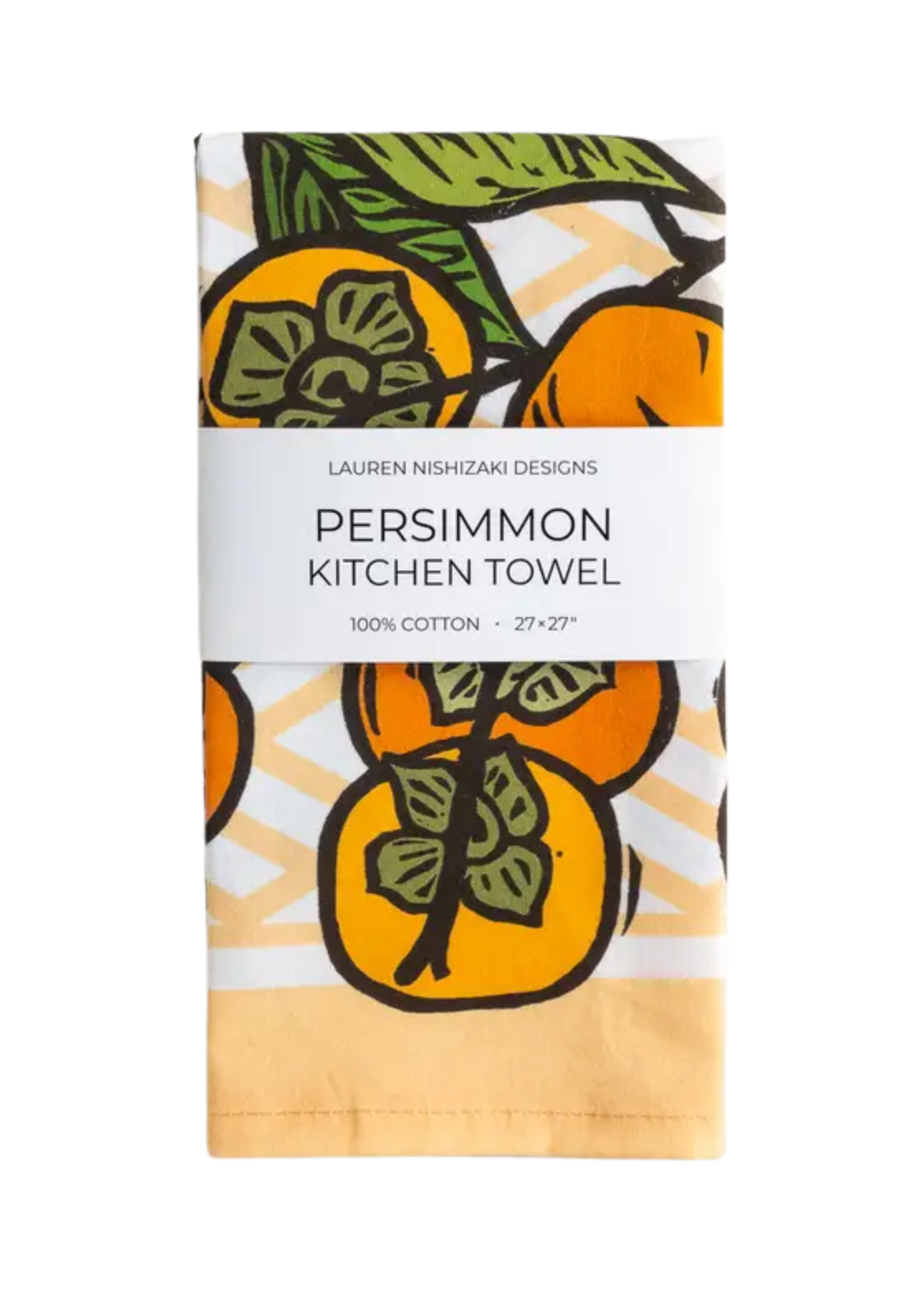 Lauren Nishizaki Designs Persimmon Kitchen Towel