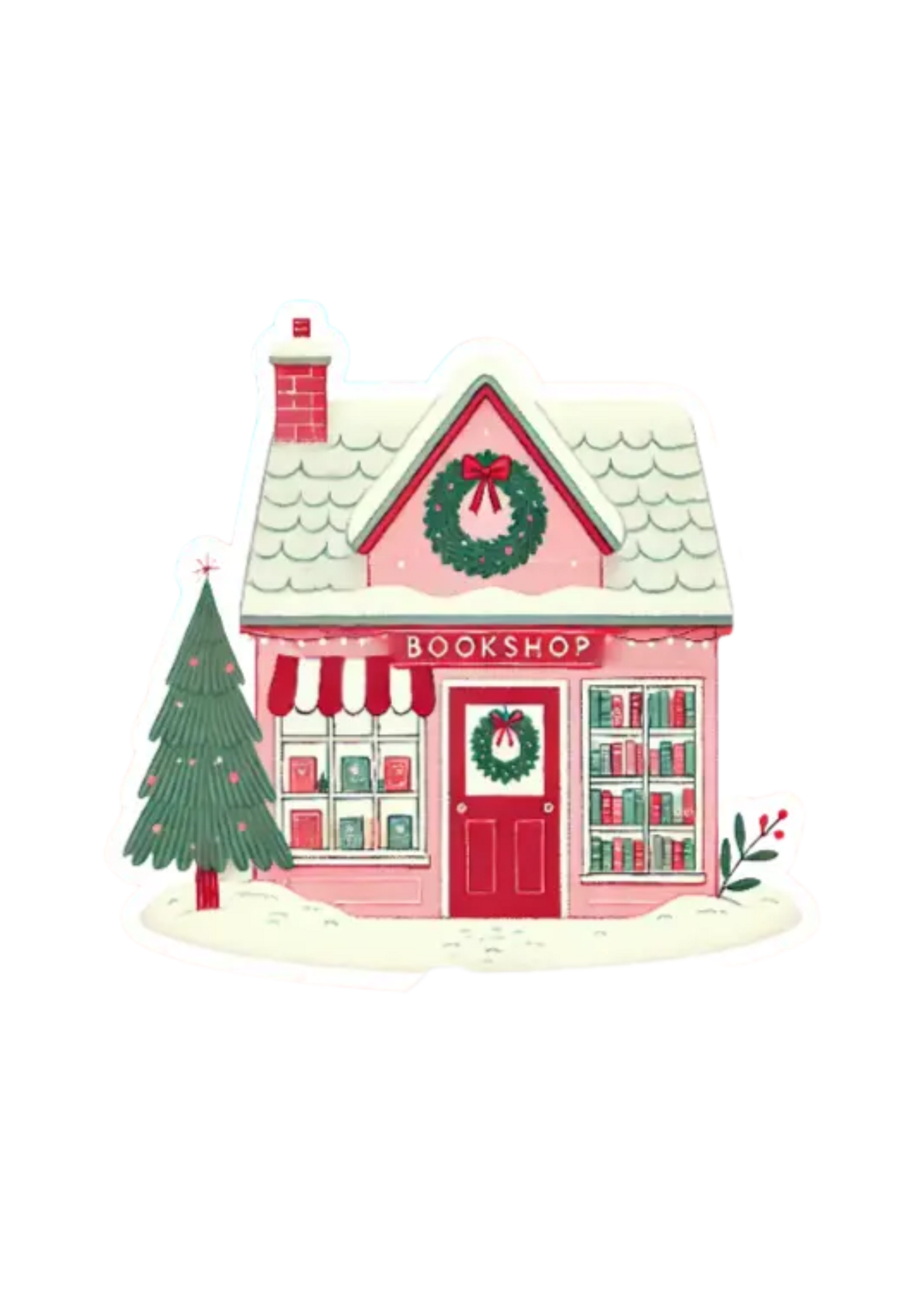 EnchantingSunshine Holiday Bookstore Sticker
