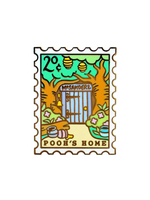 Joy Addict Pooh's Home Stamp Enamel Pin