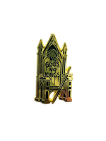 Strike Gently Co No Gods No Kings Enamel Pin