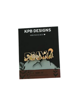 Sticker Girl PNW Enamel Pin