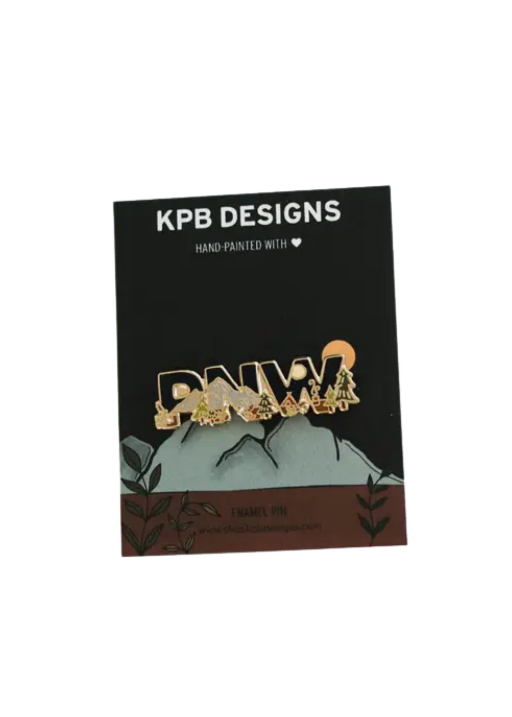 Sticker Girl PNW Enamel Pin