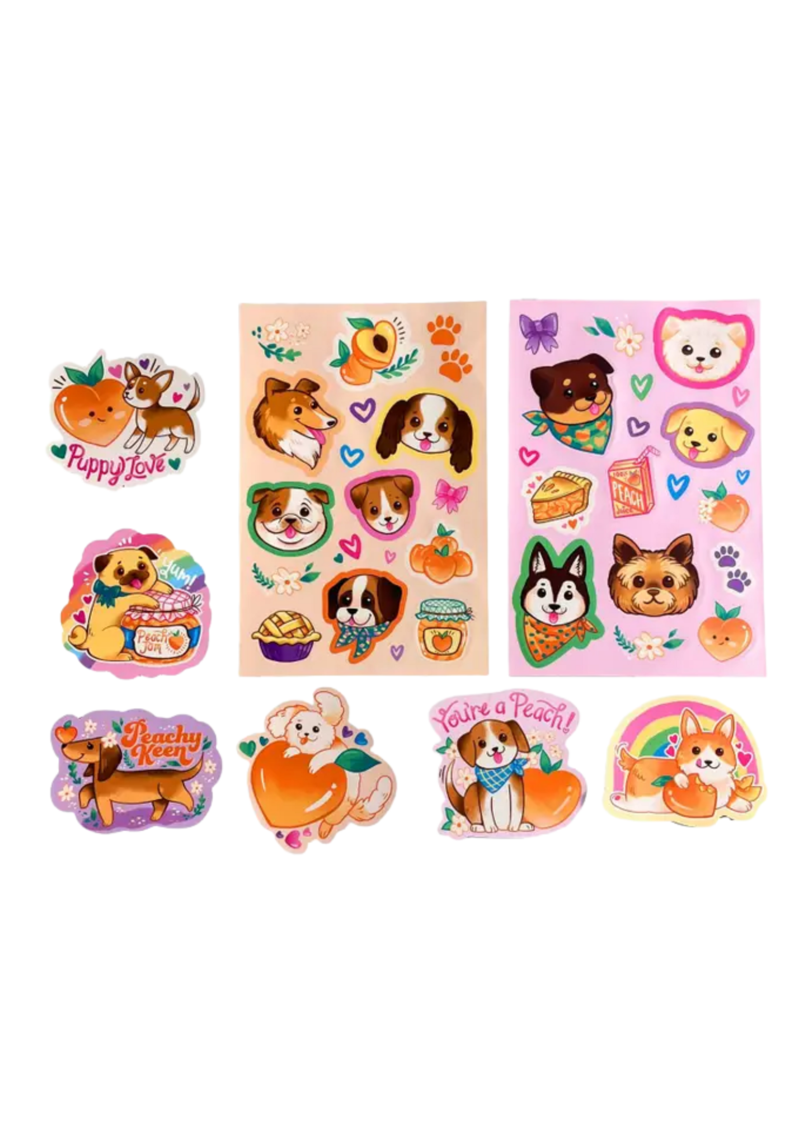 Ooly Puppies & Peaches Scented Stickers