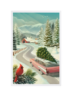 Lantern Press Holiday Tradition Christmas Postcard