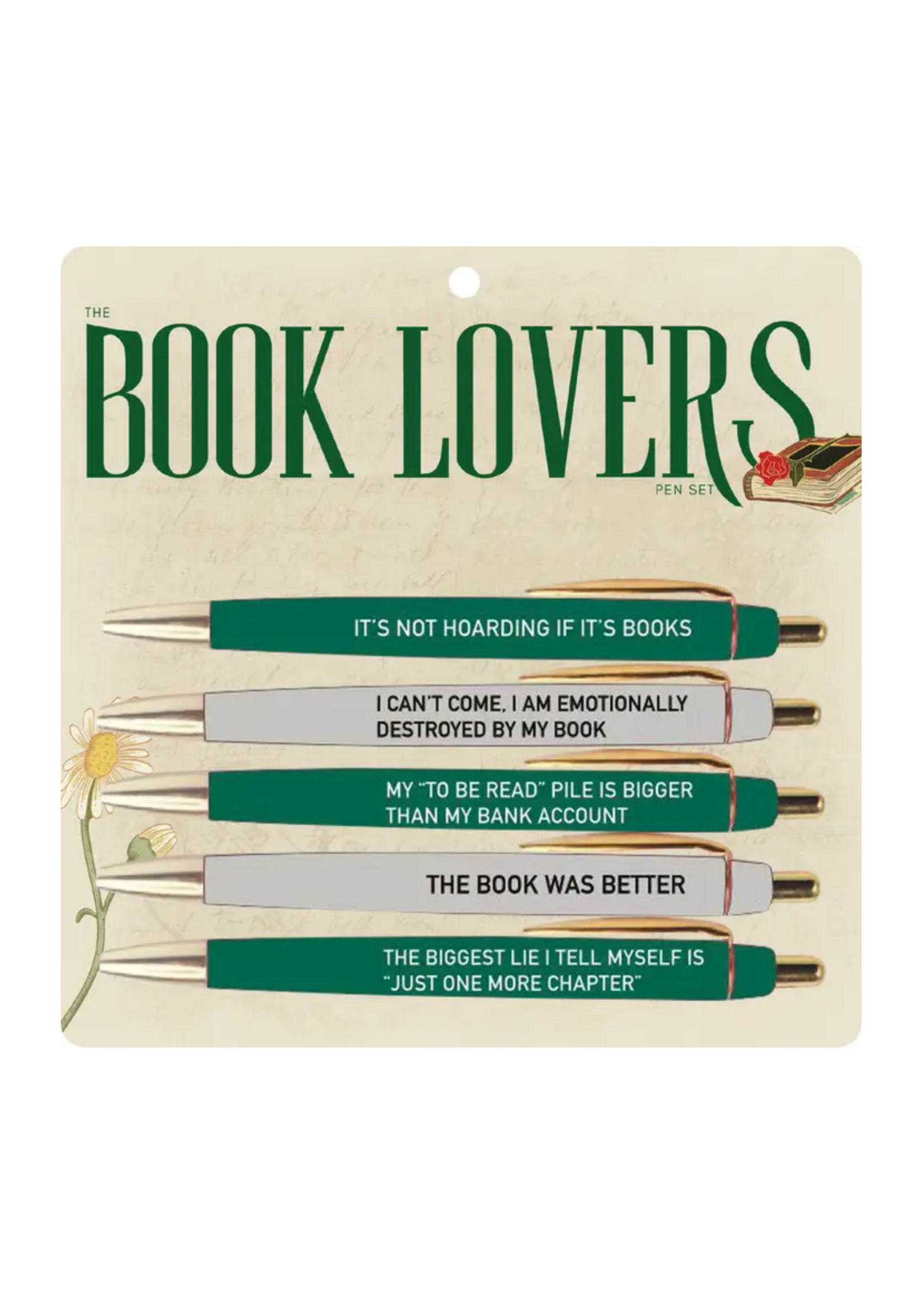 Fun Club Book Lovers Pen Set