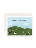 Slightly Stationery Birthday Card - Herd It's Your Birthday