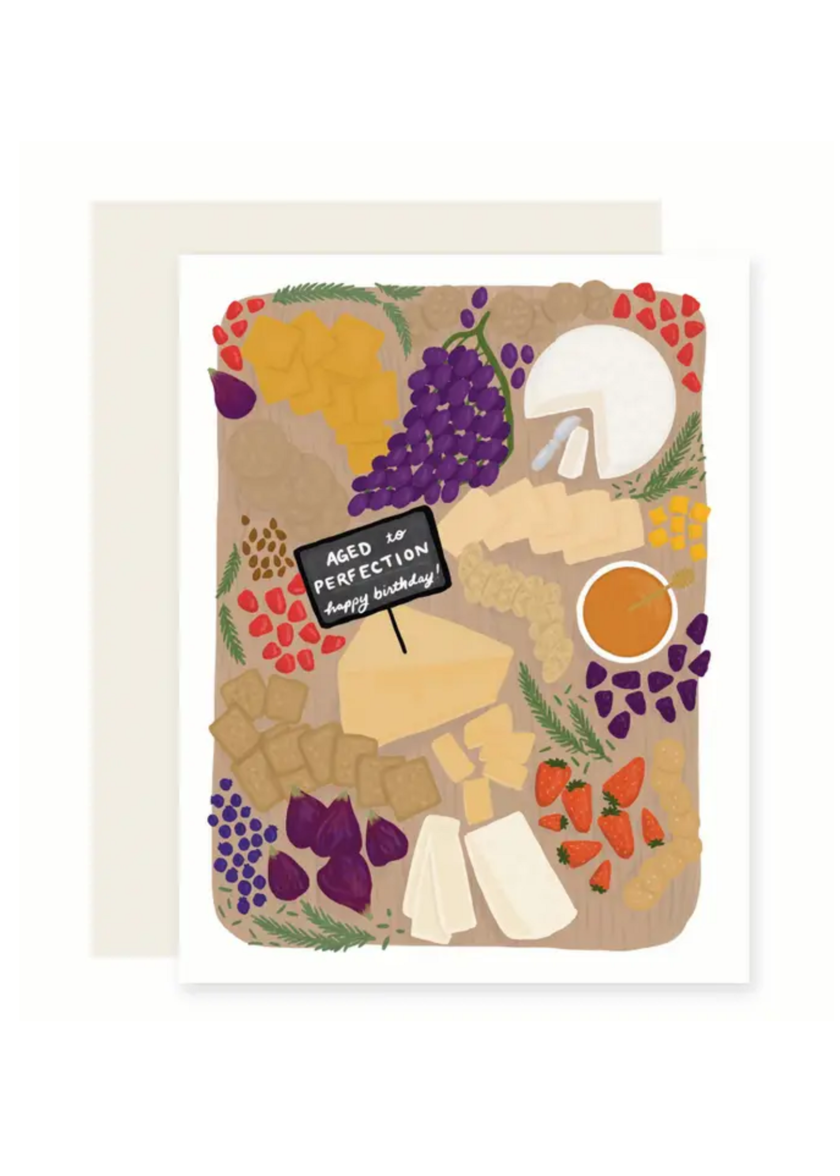 Slightly Stationery Birthday Card - Charcuterie Board