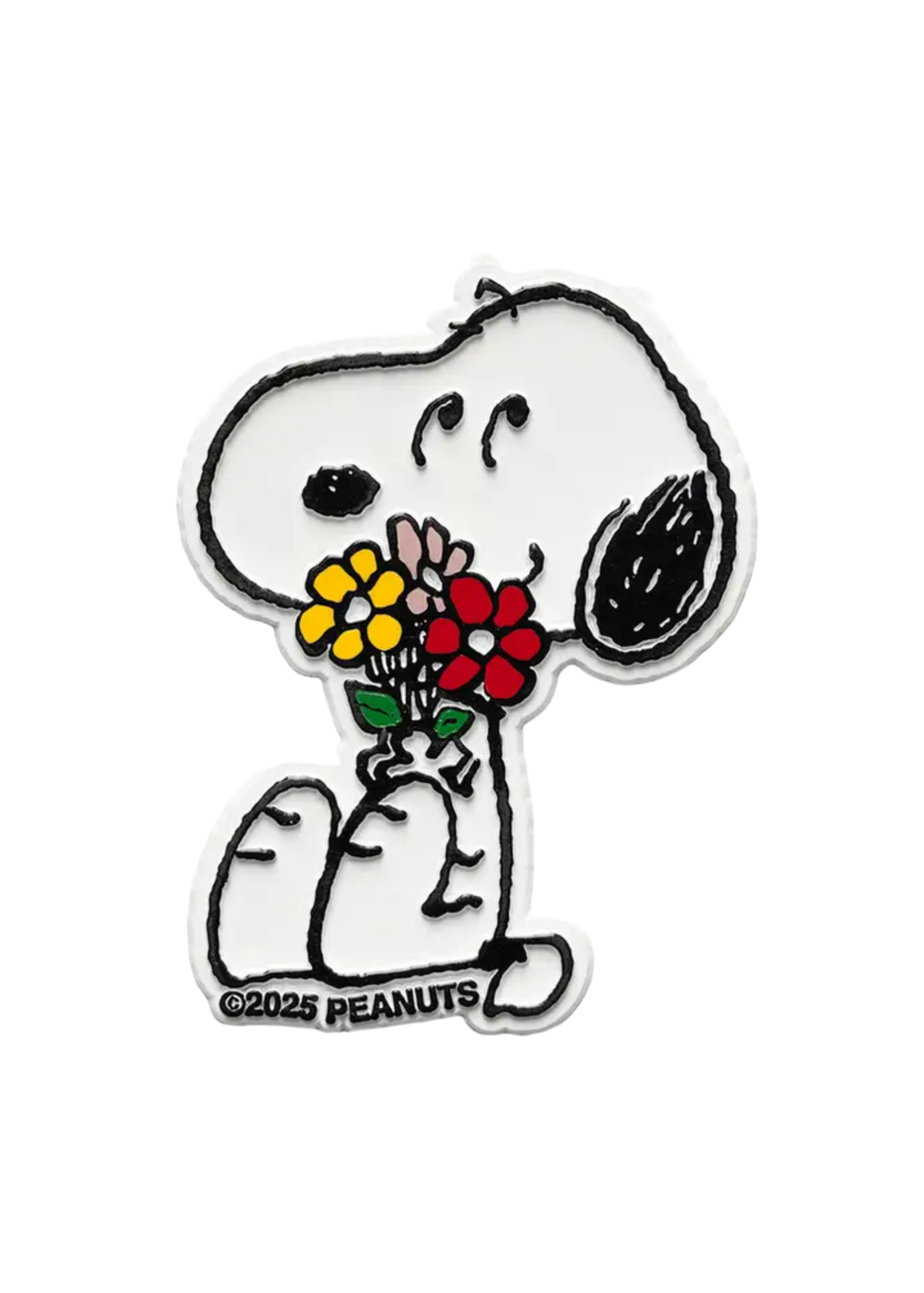 Three Potato Four Snoopy Flower Bouquet Magnet