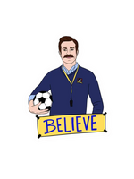 Brittany Paige Believe Ted Lasso Sticker