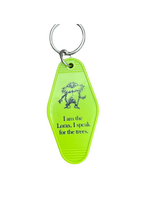 The 3 Sisters Design Co I Am the Lorax Motel Fob Keychain