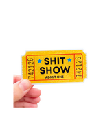 Tiny Baker Creations Shit Show Ticket Sticker