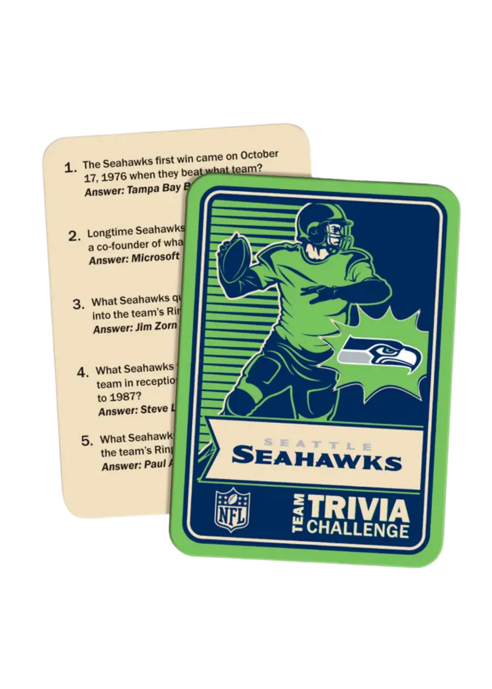 Masterpieces Puzzles Seattle Seahawks Trivia Game