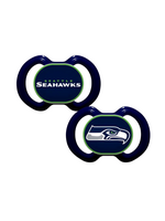 Masterpieces Puzzles Seattle Seahawks - Pacifier 2-Pack