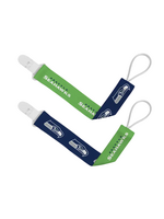 Masterpieces Puzzles Seattle Seahawks - Pacifier Clip 2-Pack