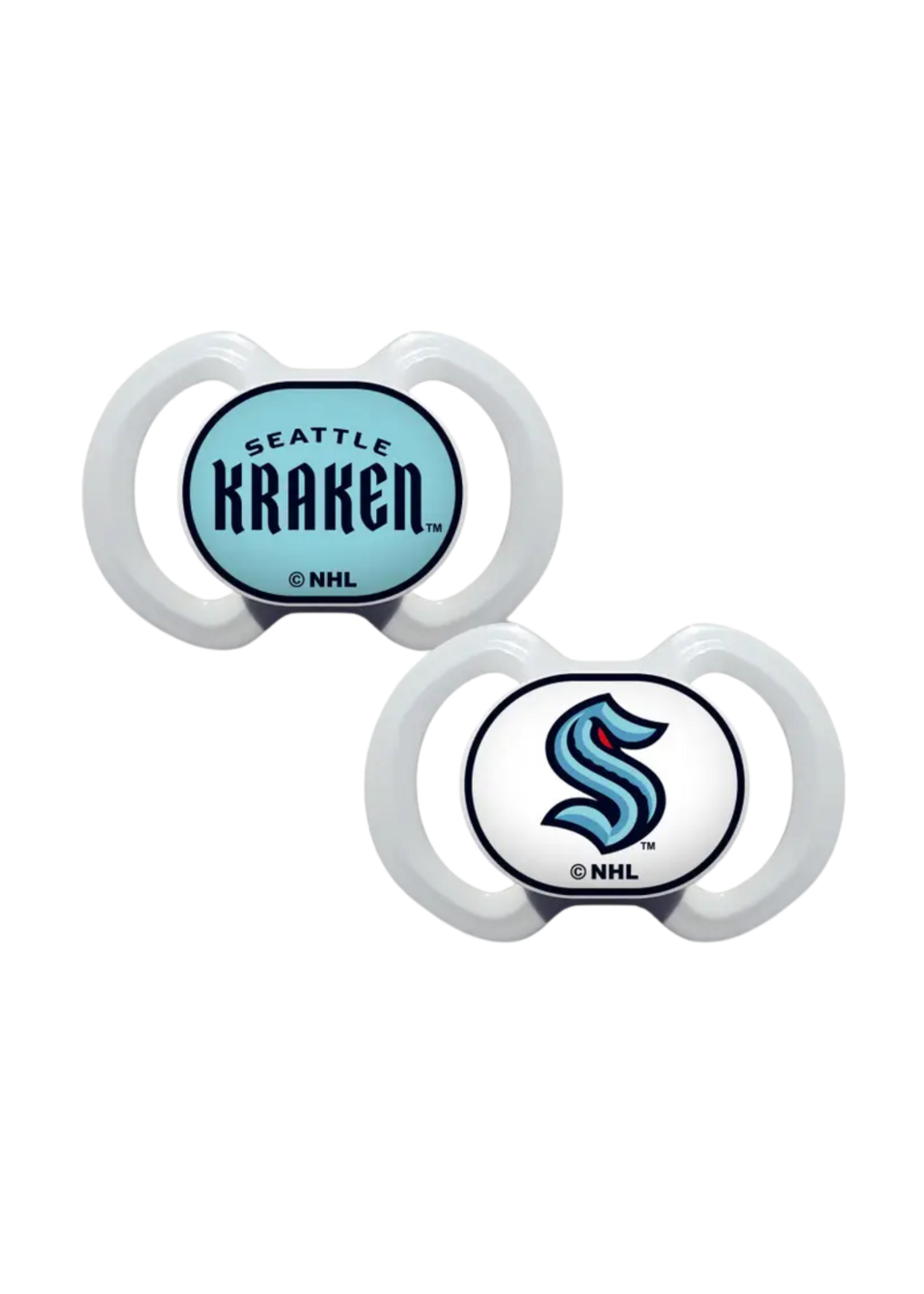 Masterpieces Puzzles Seattle Kraken - Pacifier 2-Pack