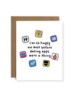 Brittany Paige Love Card - Met Before Dating Apps