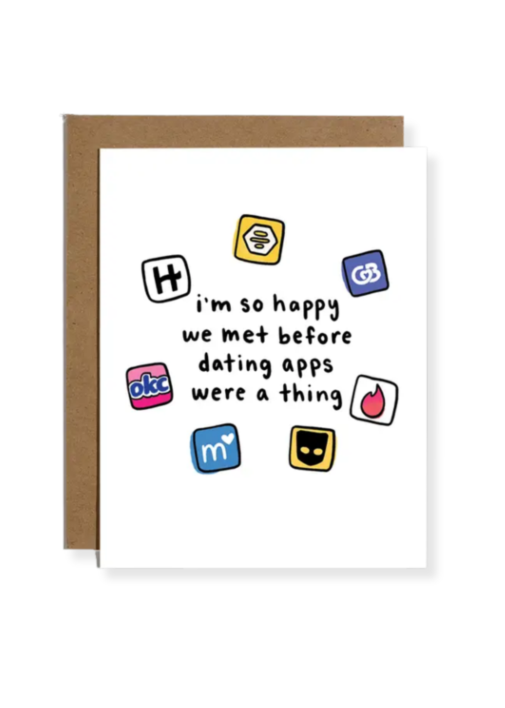 Brittany Paige Love Card - Met Before Dating Apps