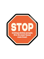 That's So Andrew Stop Letting People Live In Your Head Rent Free Sticker