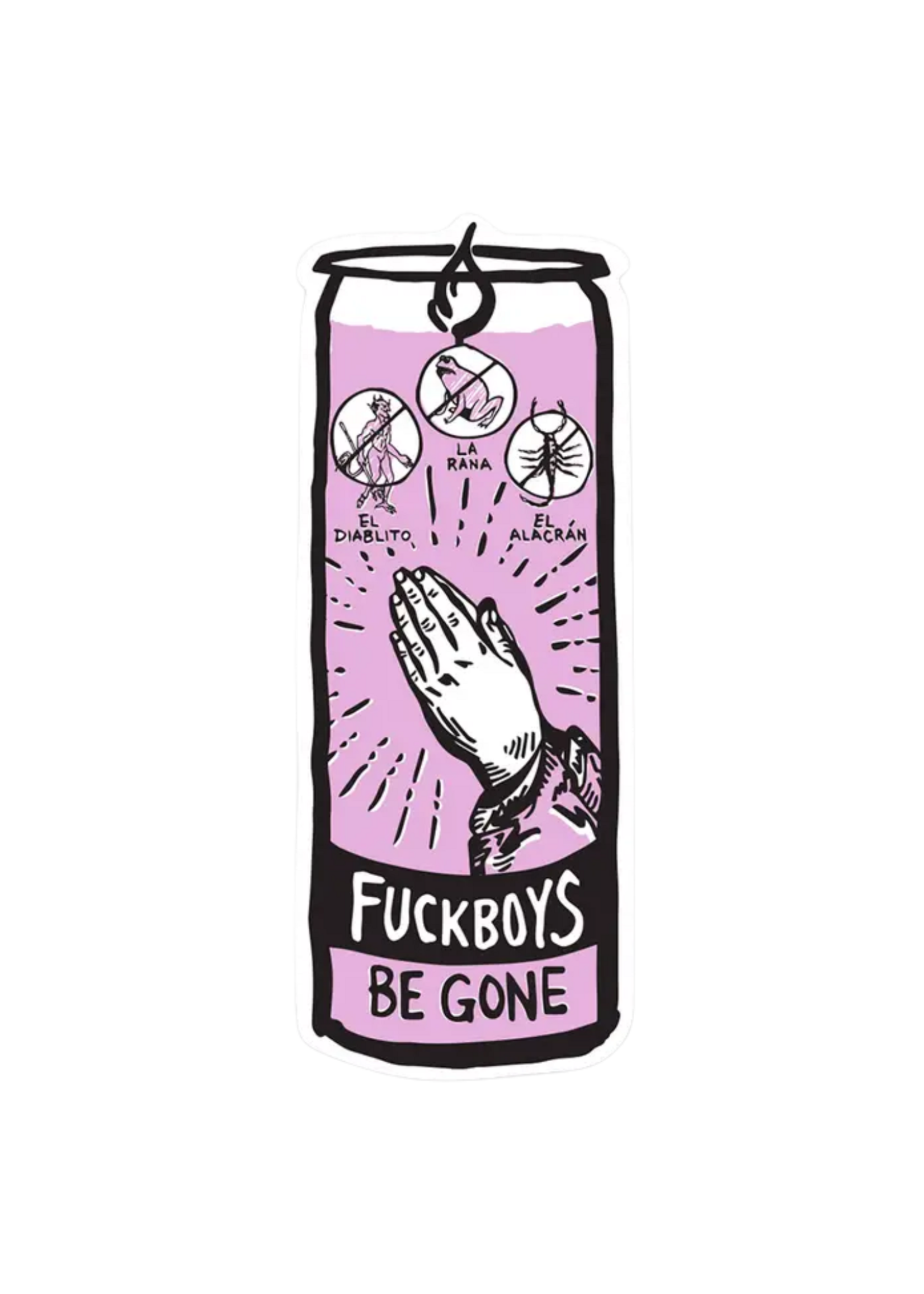 Smitten Kitten Fuckboys Be Gone Sticker