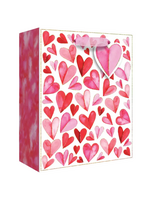 Jillson & Roberts Medium Folded Hearts Gift Bag