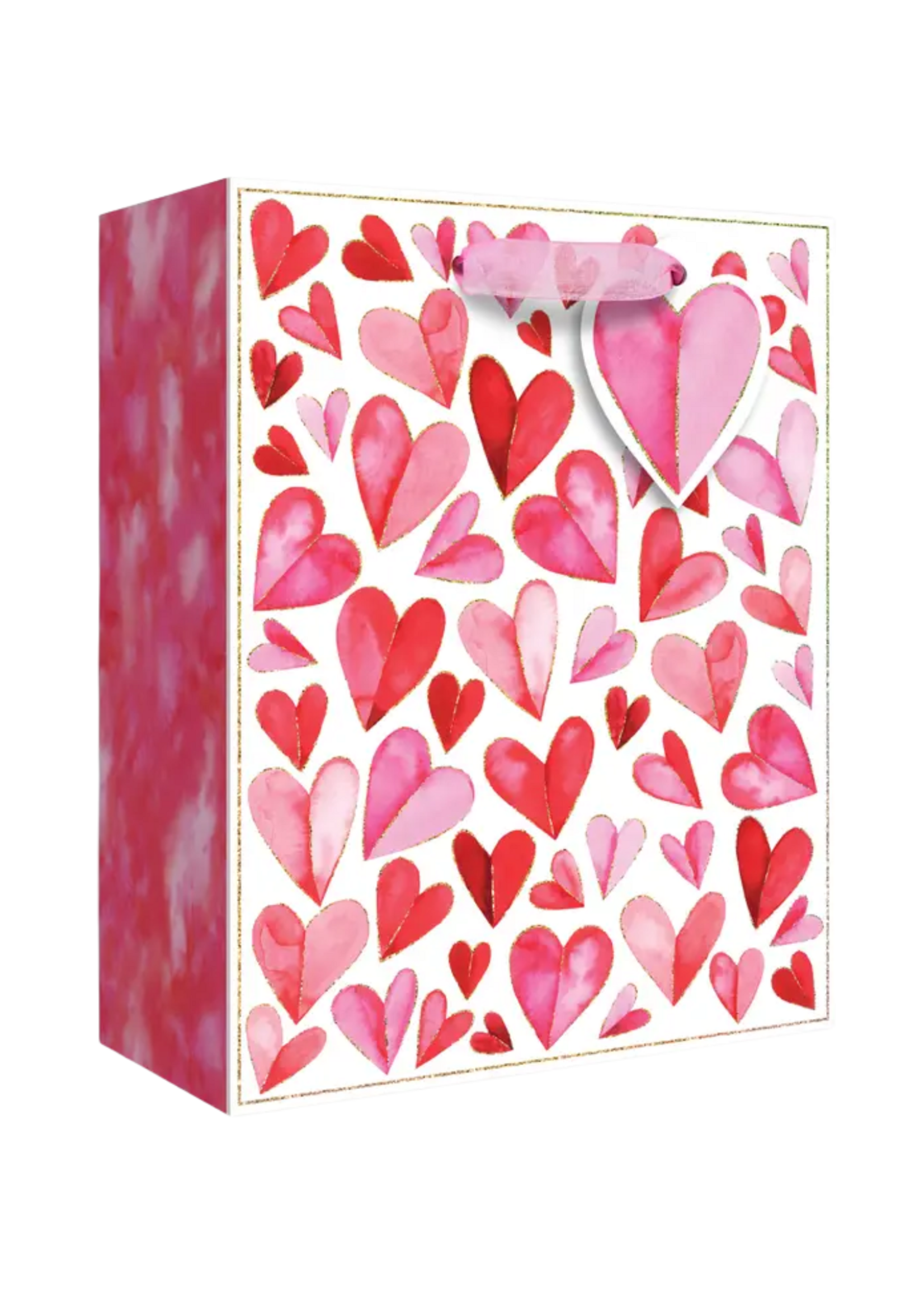 Jillson & Roberts Medium Folded Hearts Gift Bag