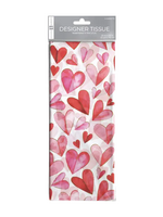 Jillson & Roberts Folded Hearts Tissue Paper