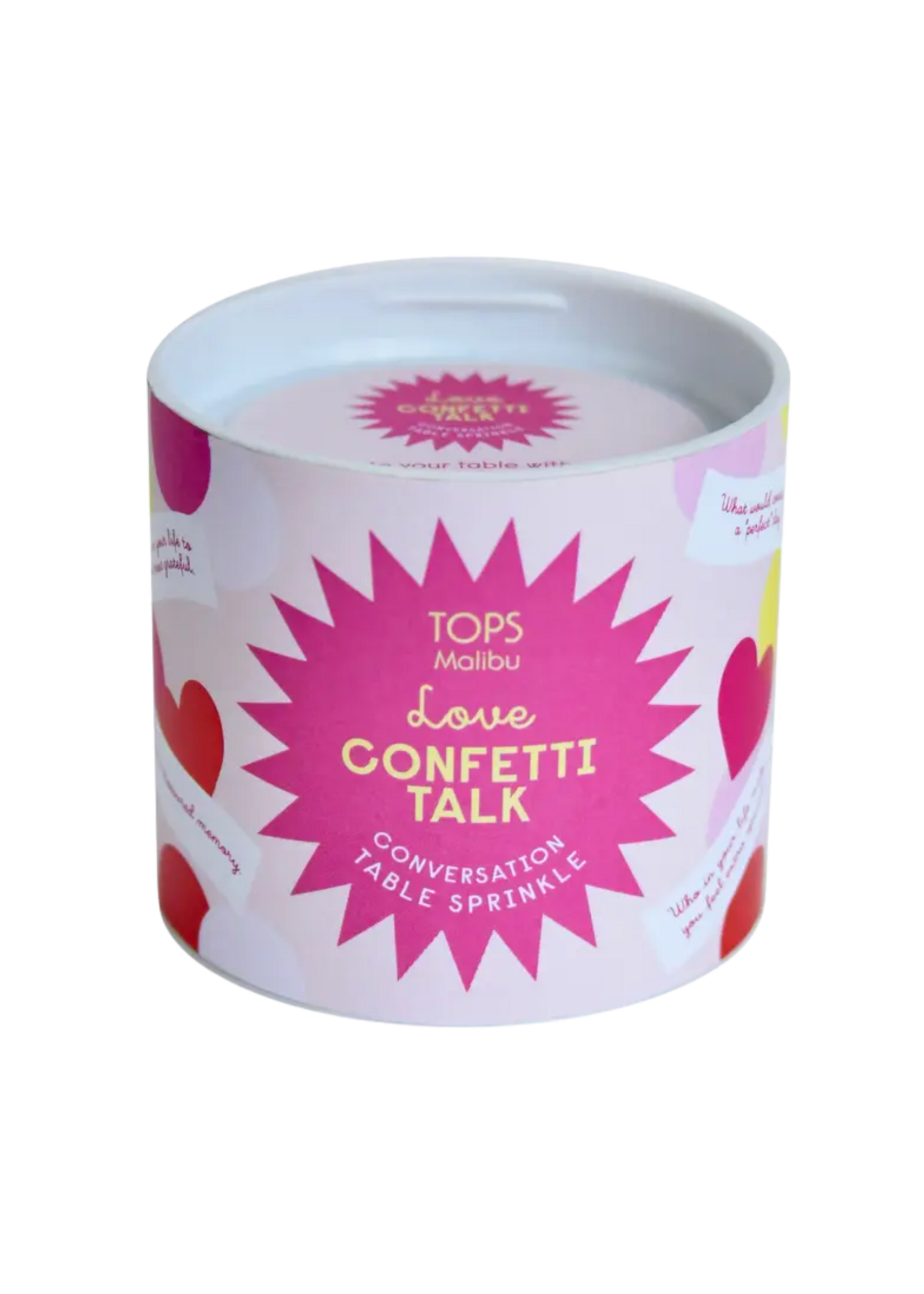 TOPS Malibu Love Confetti Talk Conversation Game