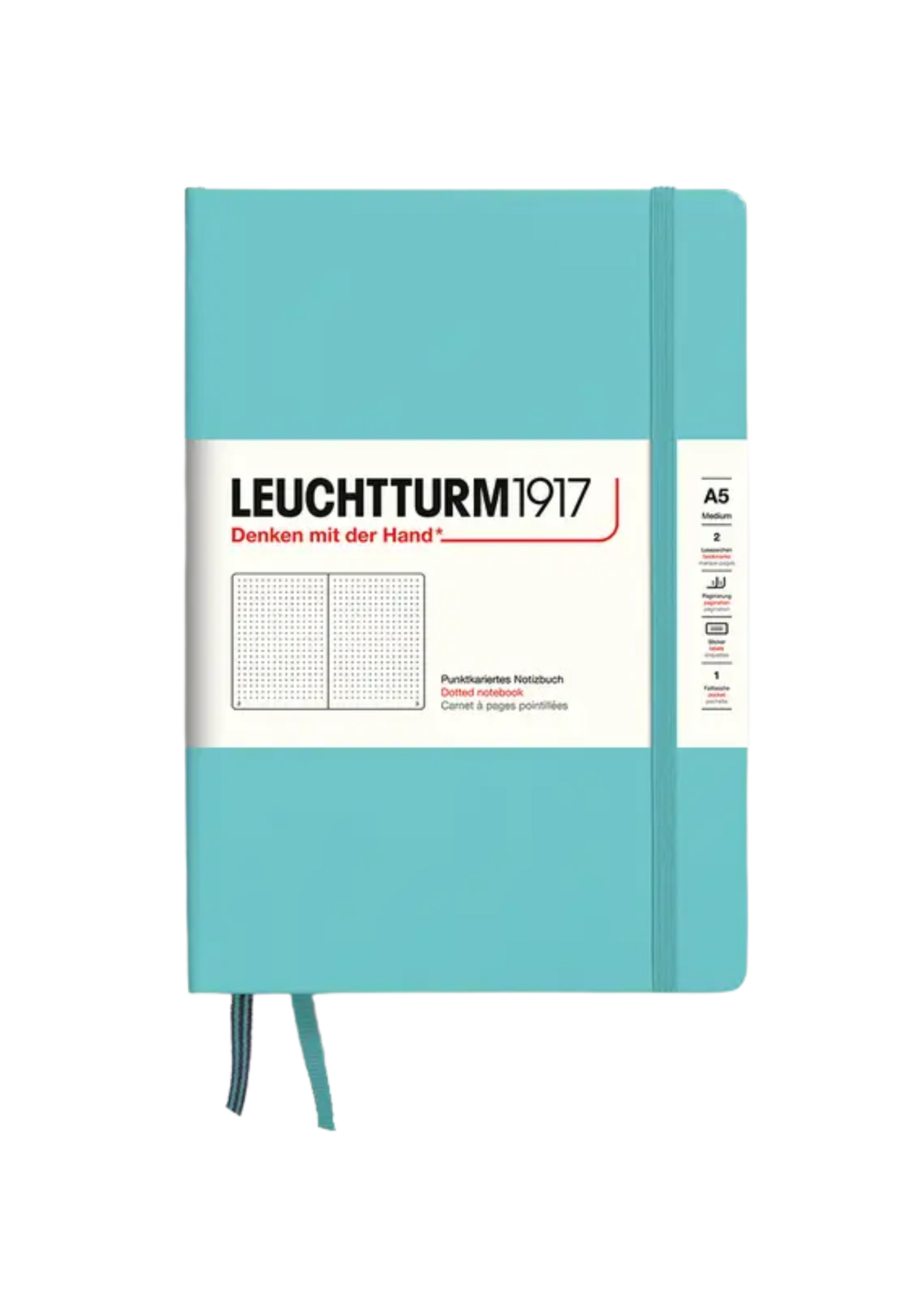 LEUCHTTURM1917 A5 Dotted Hard Cover Notebook