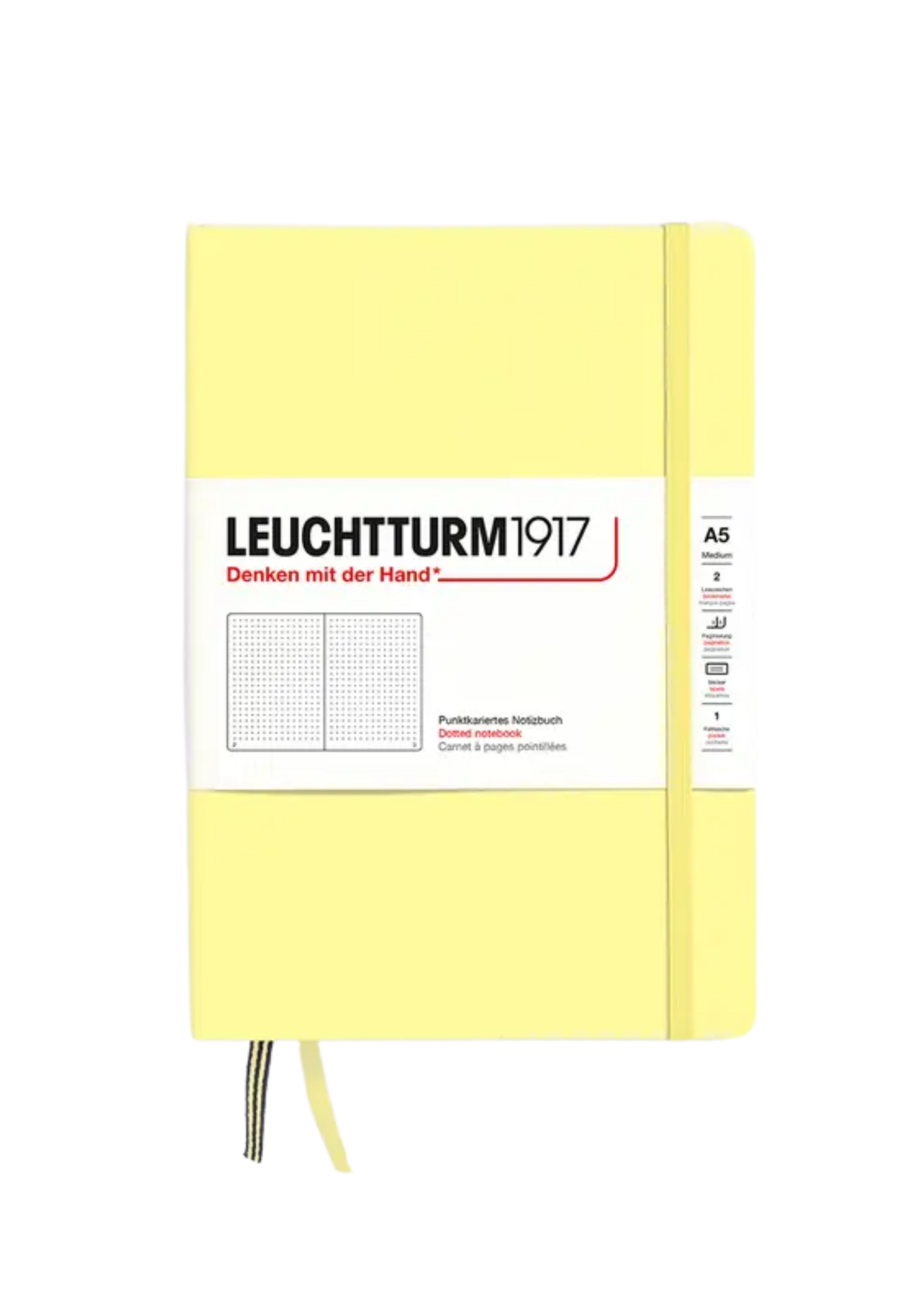 LEUCHTTURM1917 A5 Dotted Hard Cover Notebook