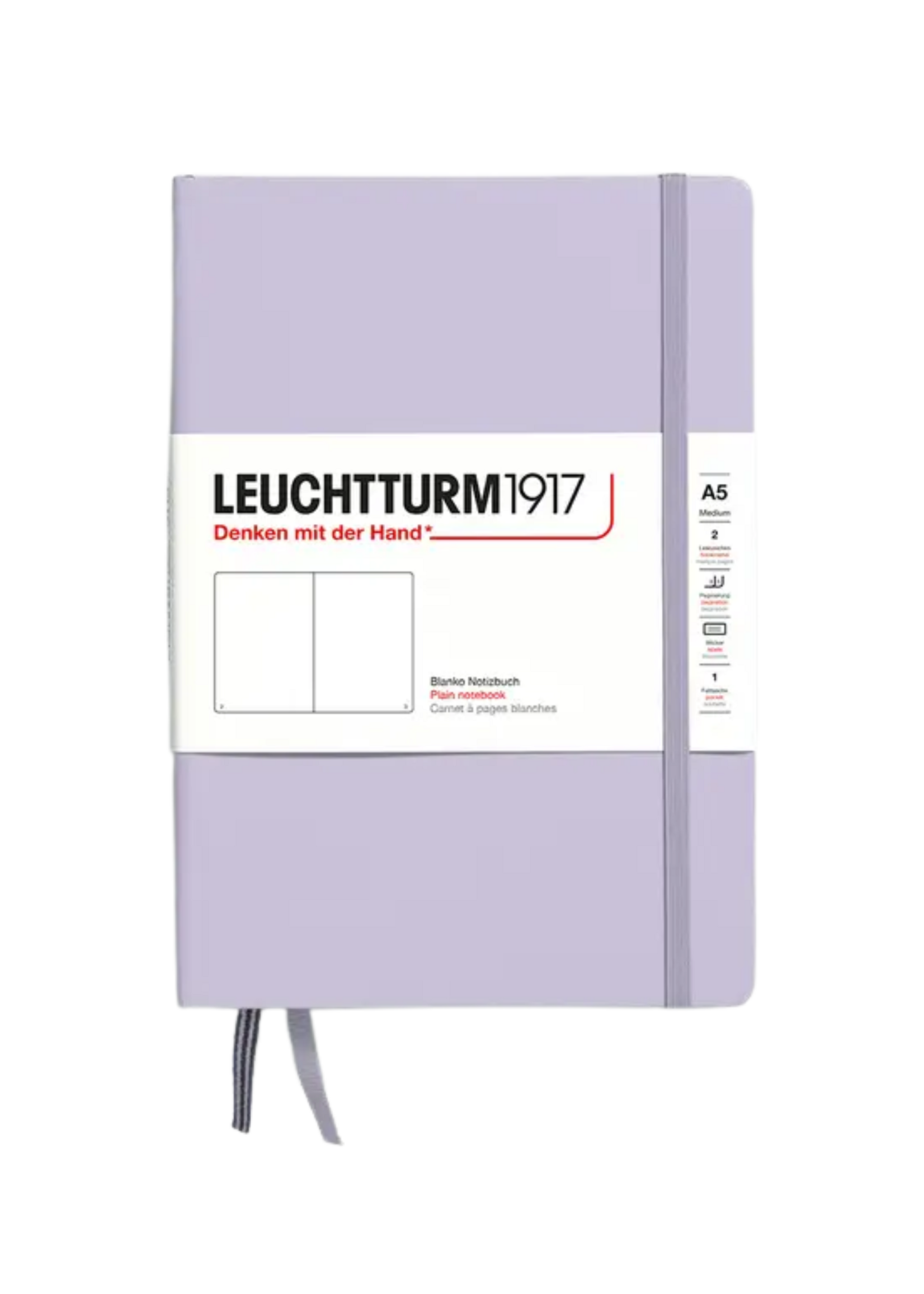 LEUCHTTURM1917 A5 Blank Hard Cover Notebook