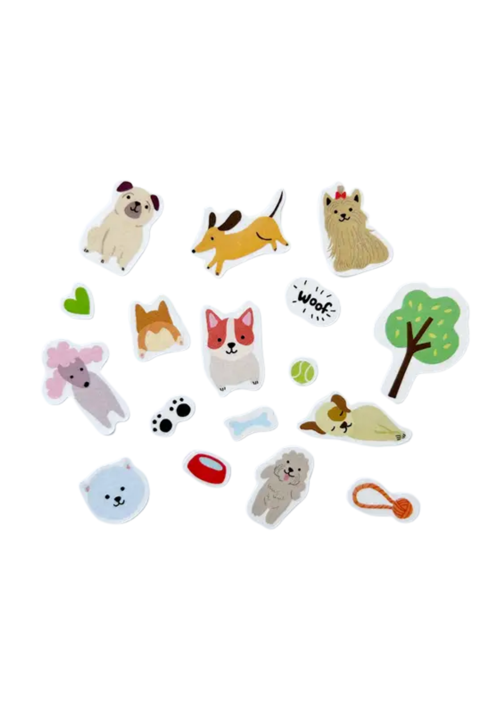 Girl of All Work Dogs Jumble Washi Stickers