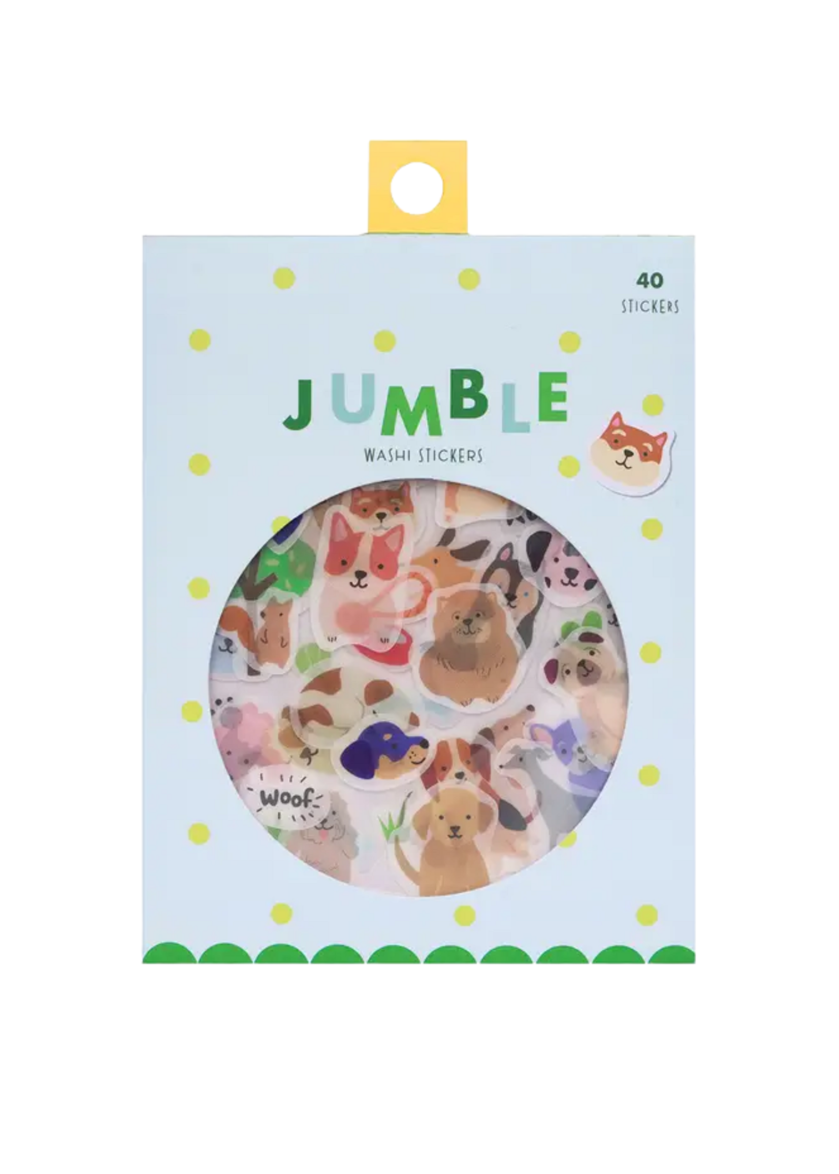 Girl of All Work Dogs Jumble Washi Stickers