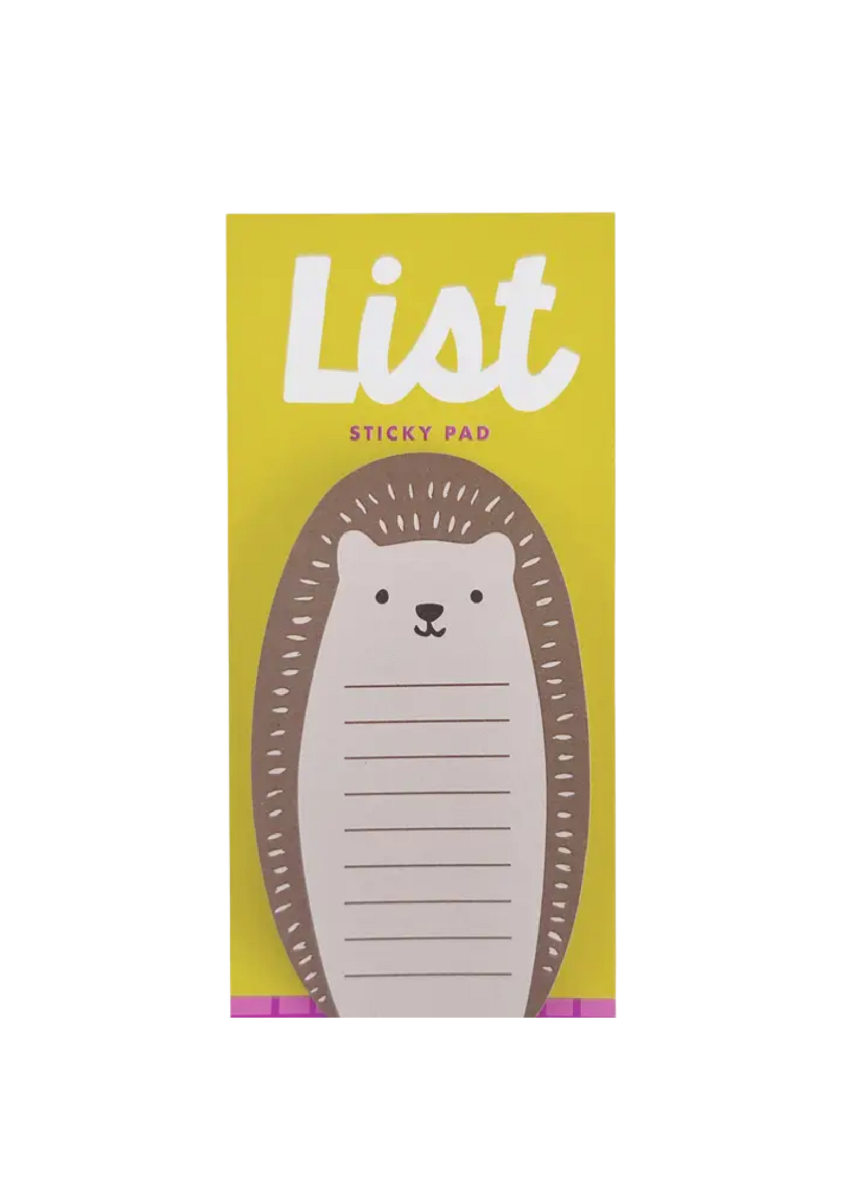 Girl of All Work Hedgehog List Pad