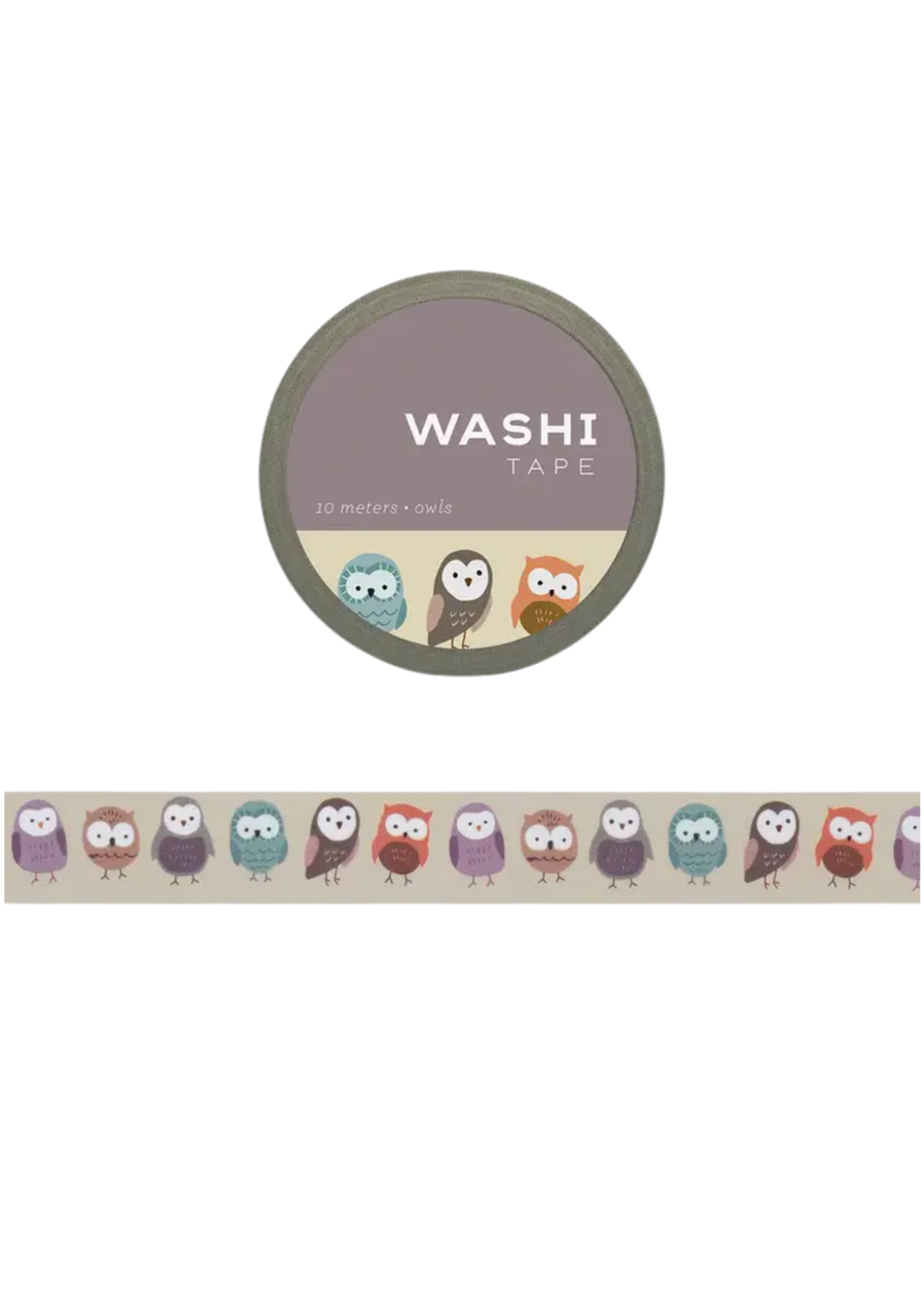 Girl of All Work Owls Washi Tape