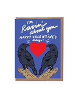 La Familia Green Valentine's Day Card - Raven' About You