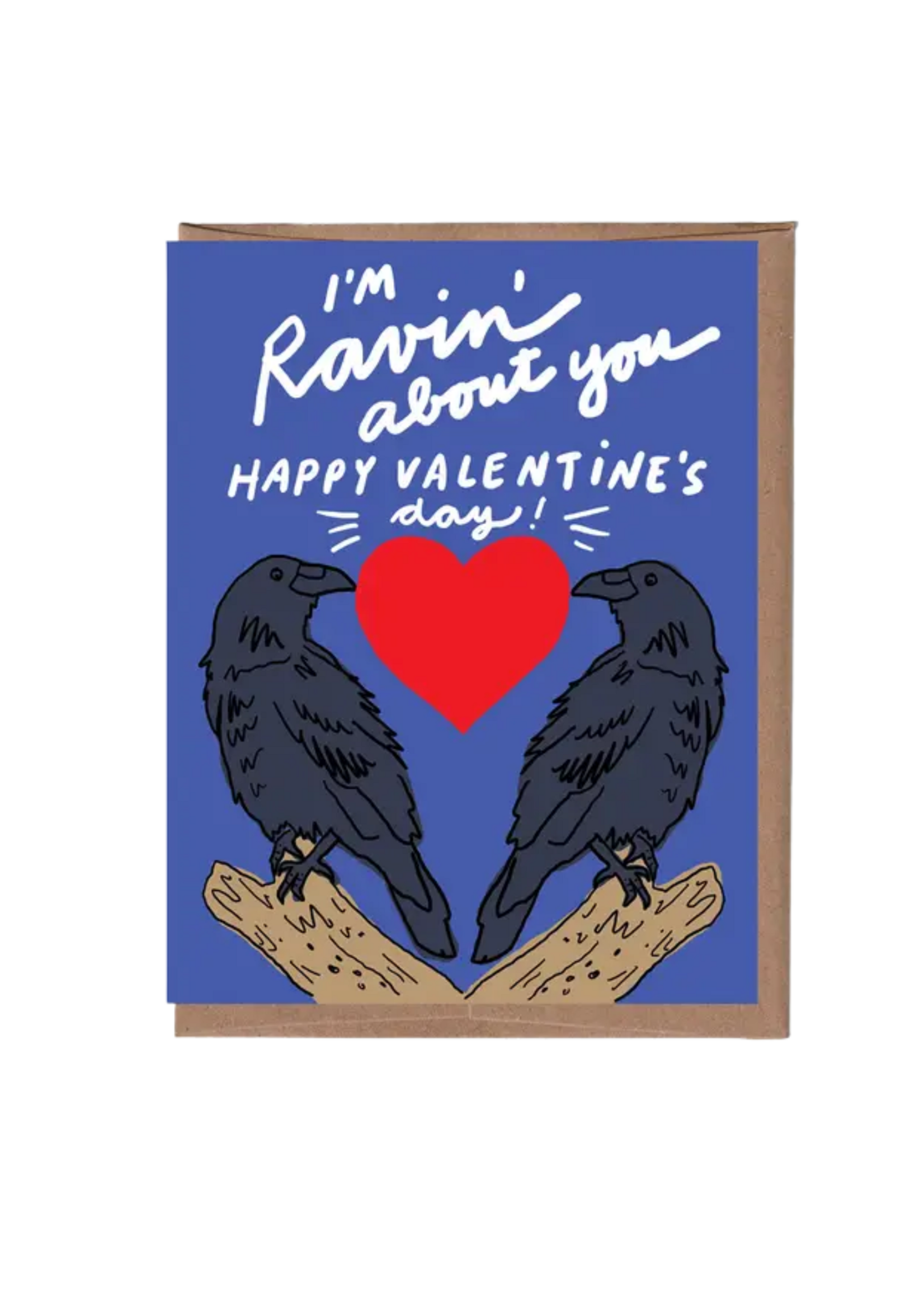 La Familia Green Valentine's Day Card - Raven' About You
