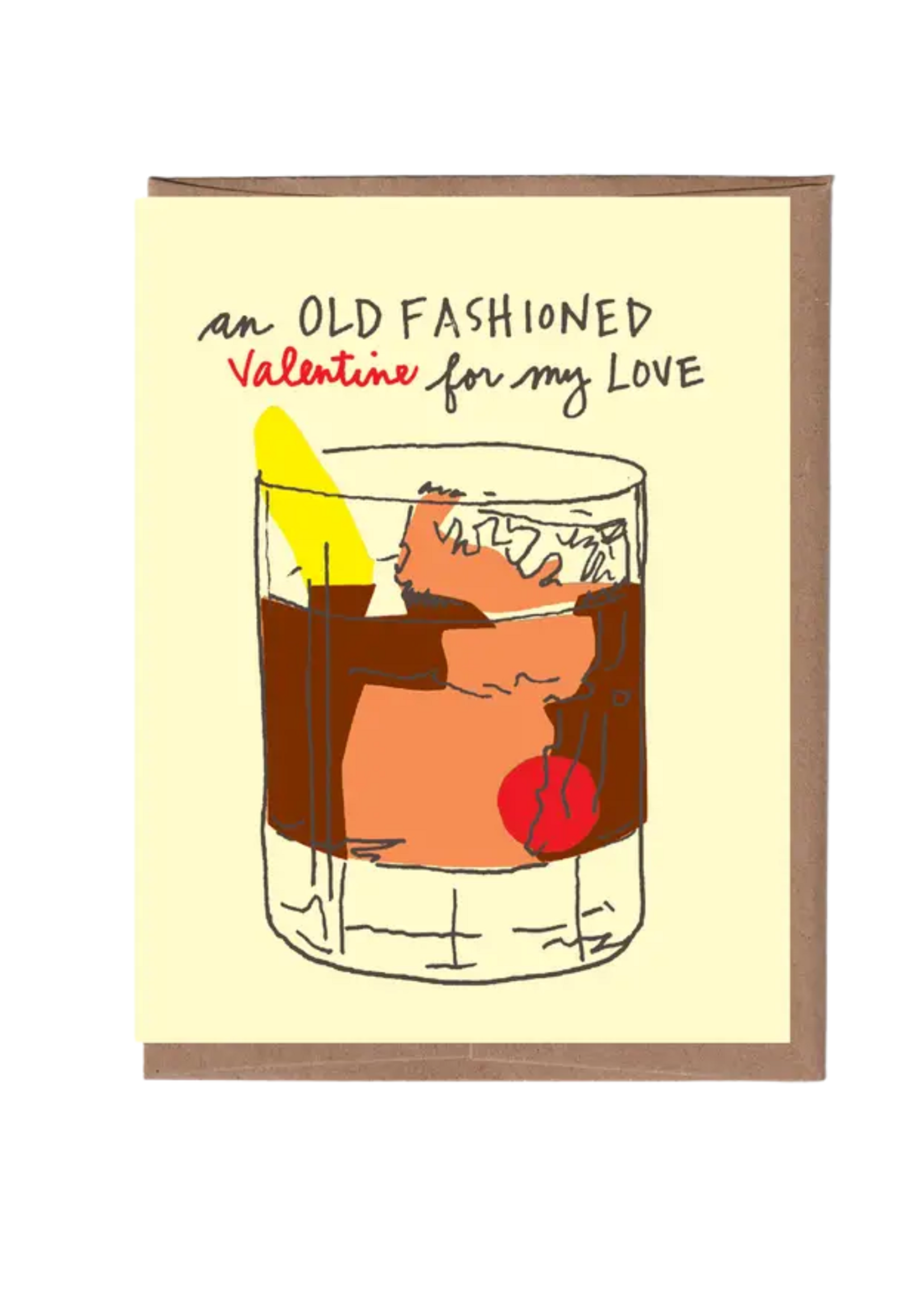 La Familia Green Valentine's Day Card - Old Fashioned Valentine