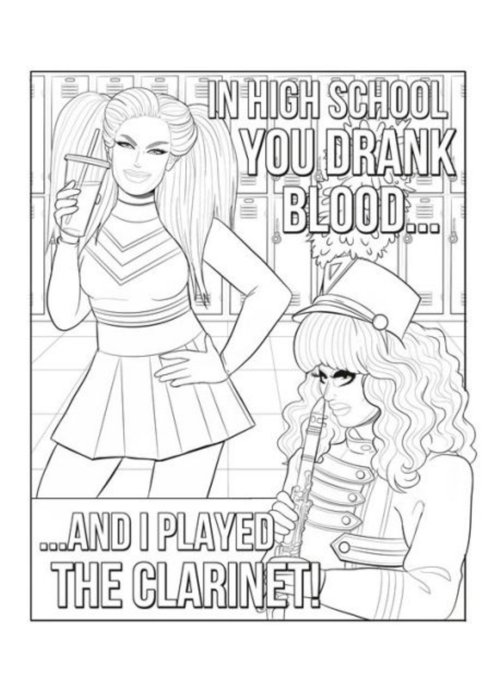 Penguin Random House Trixie & Katya Coloring Book