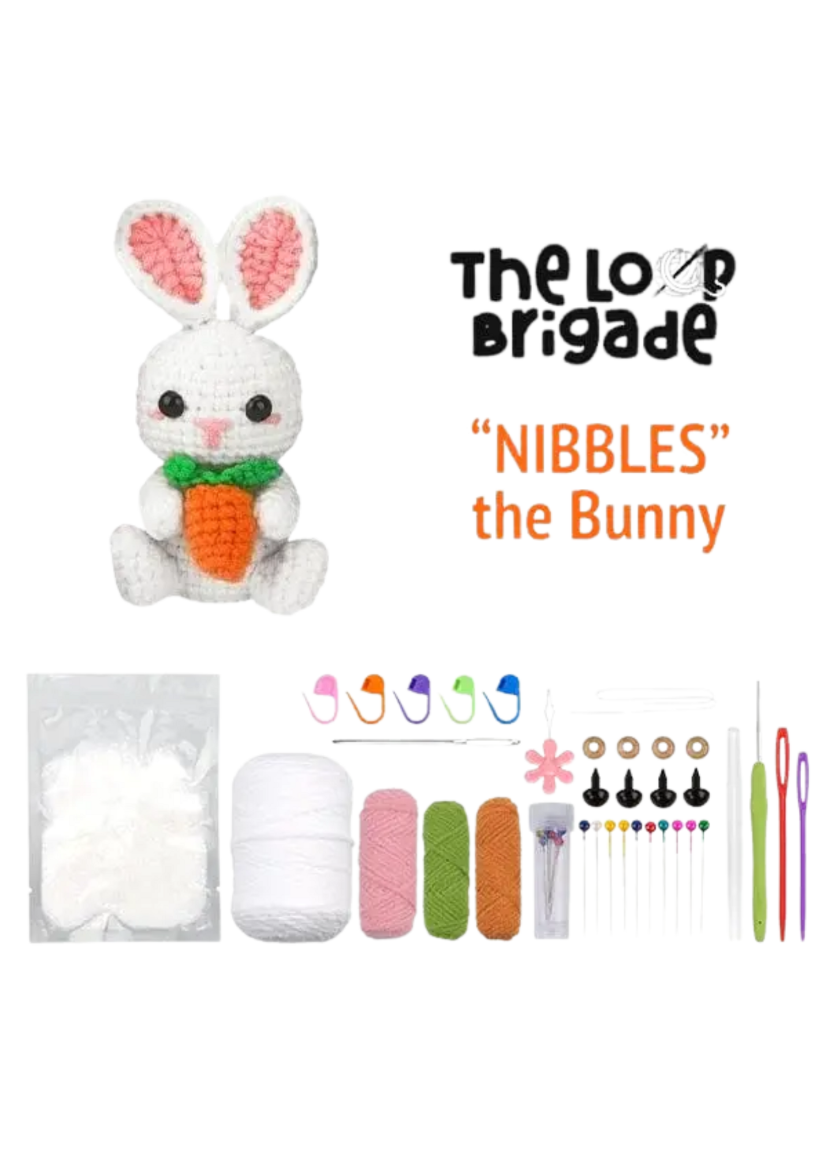 Showcase Nibbles the Bunny Crochet Kit