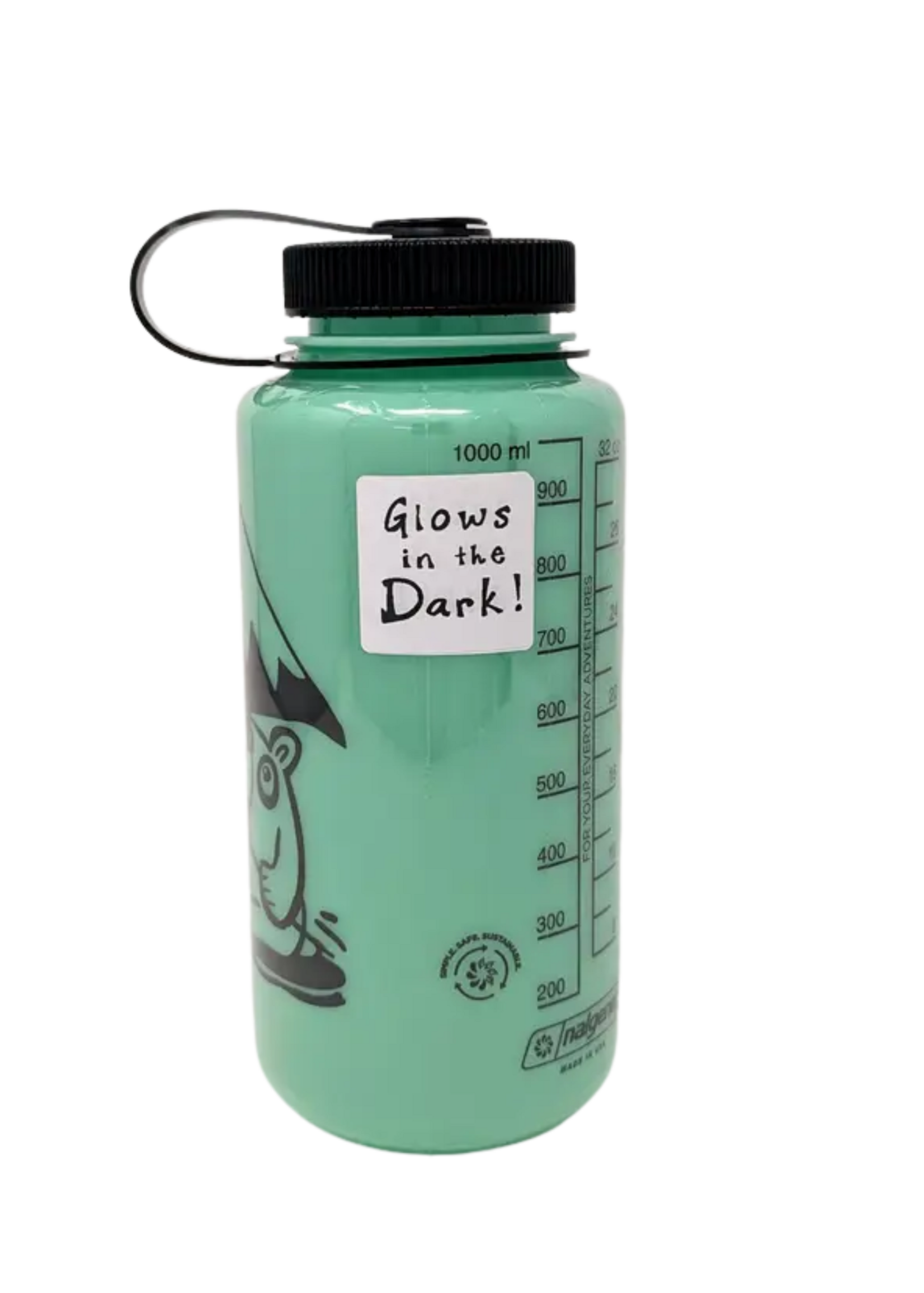 It's A Henry Bears Roasting Marshmallows Glow-In-The-Dark Water Bottle