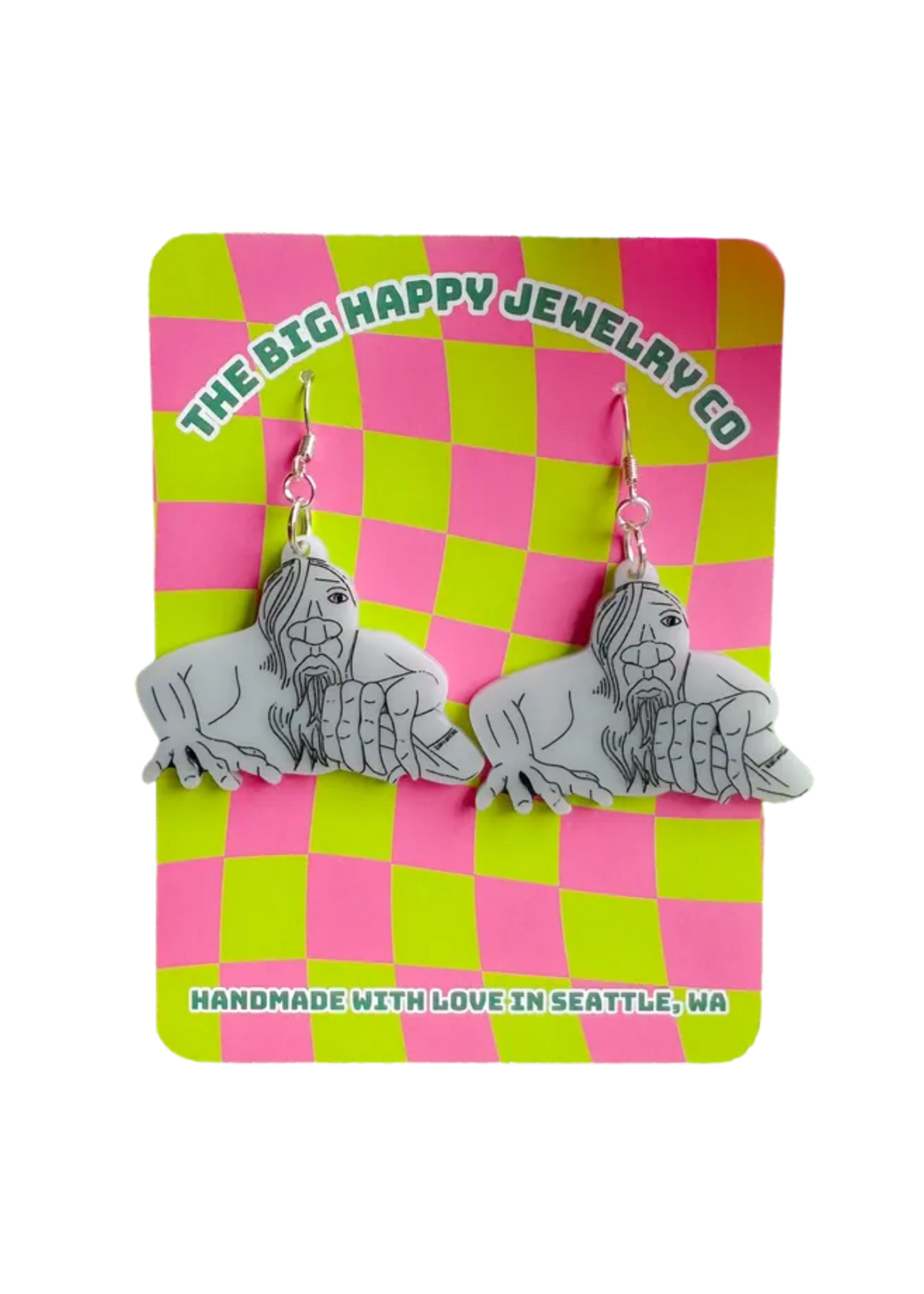 The Big Happy Jewlery Co Fremont Troll Earrings