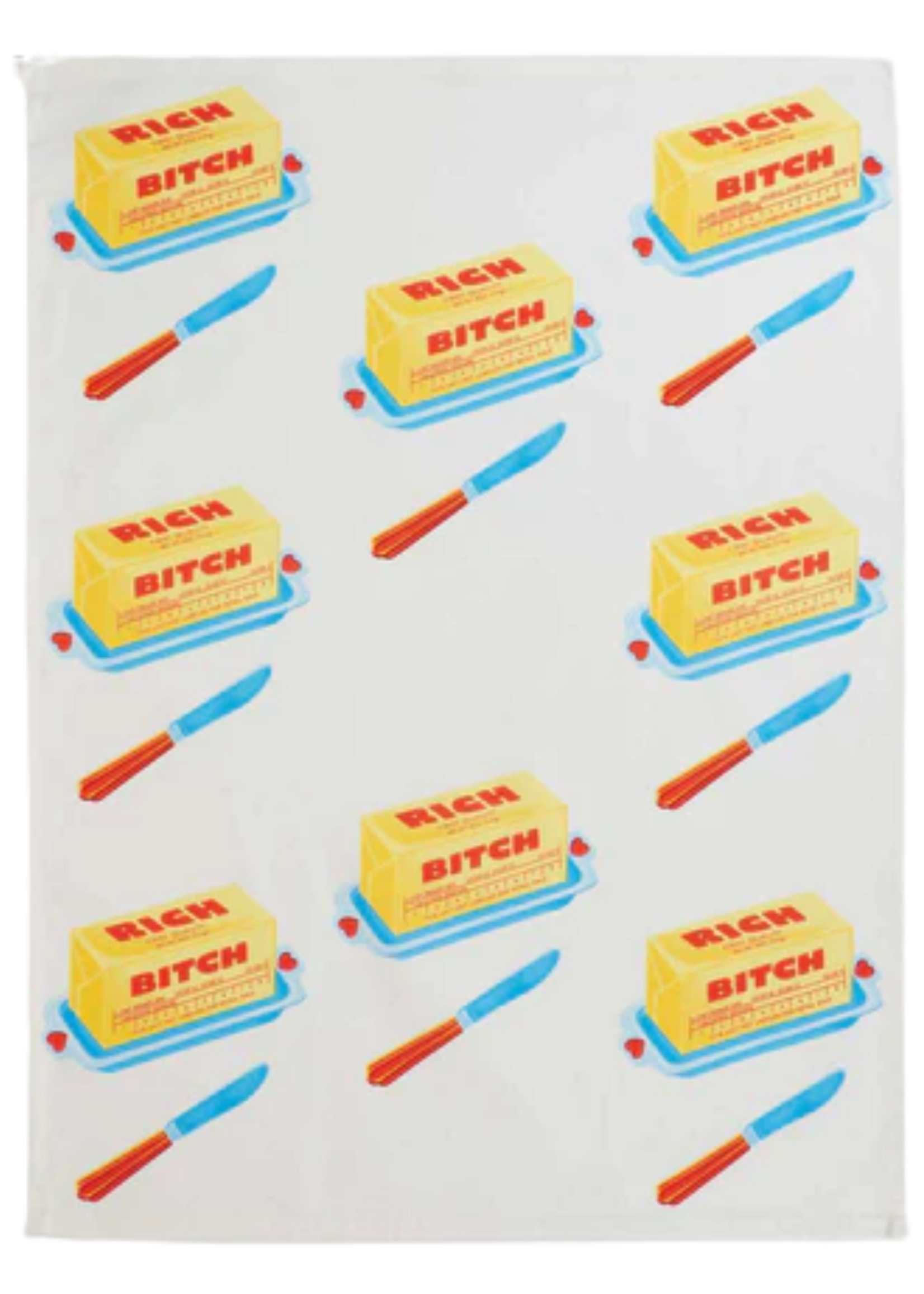 Blue Q Rich Bitch Dish Towel