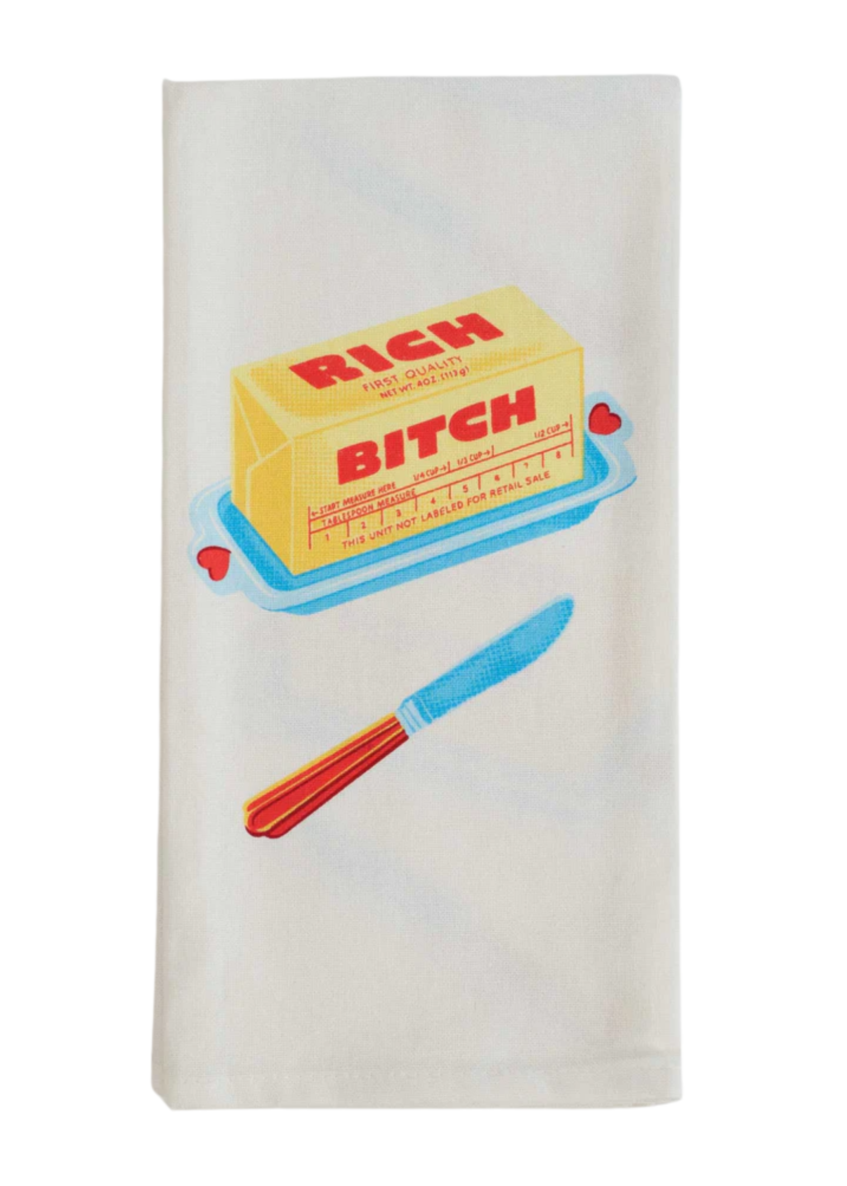 Blue Q Rich Bitch Dish Towel