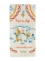 Blue Q High On Life...And Possibly Weed Dish Towel