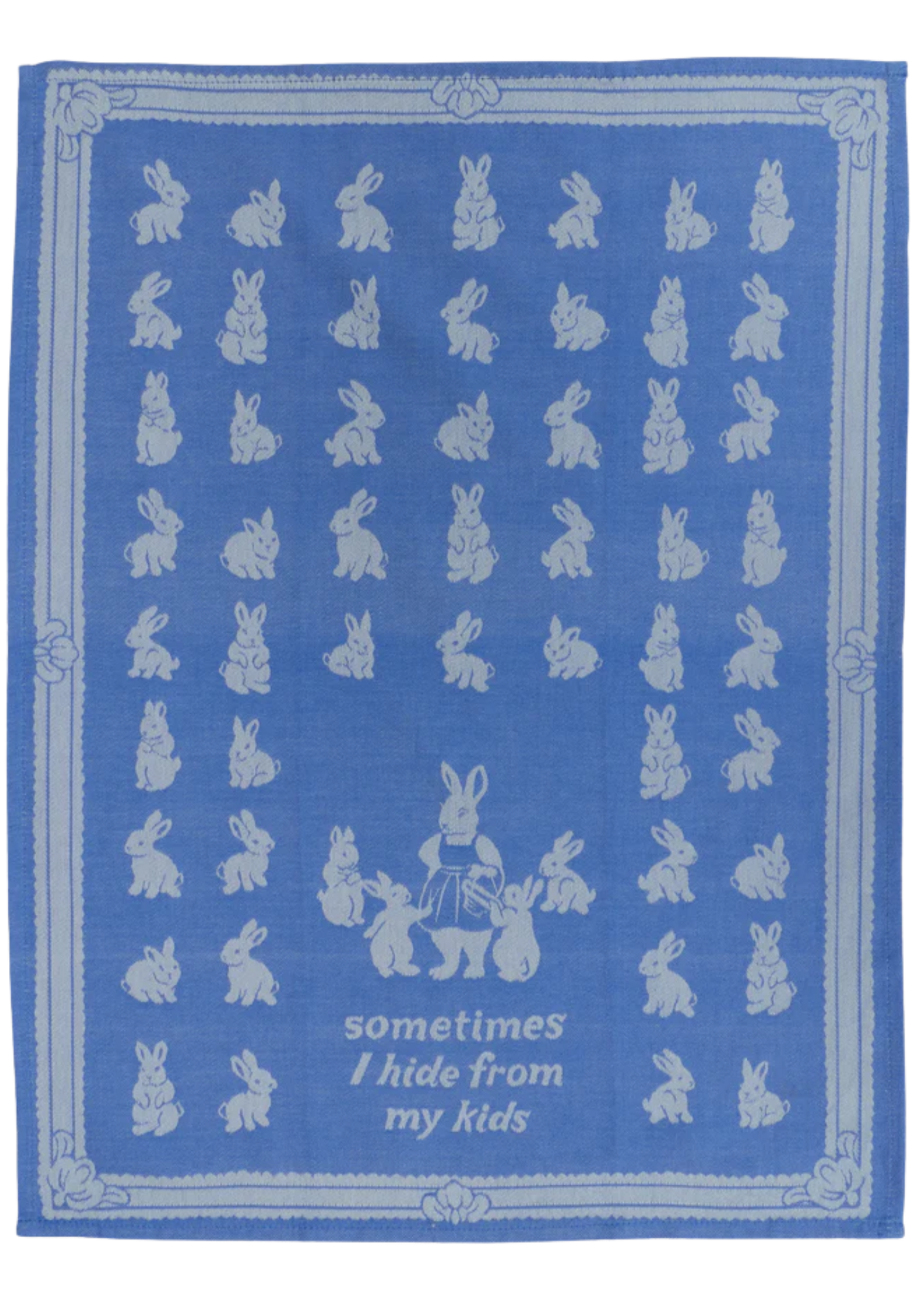 Blue Q Sometimes I Hide From My Kids Dish Towel